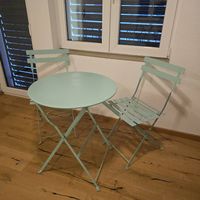 Bistroset, 1 Tisch, 2 Stühle, mint