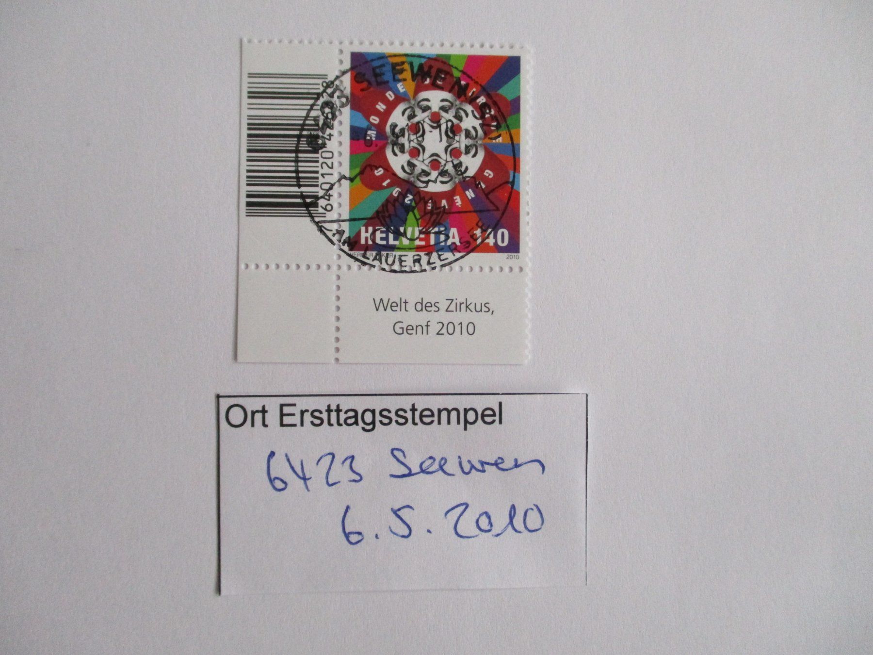 Tous les timbres: Voll Ort Ersttagsstempel 6423 Seewen – D'occasion à Langnau b. Reiden par Aktuell88