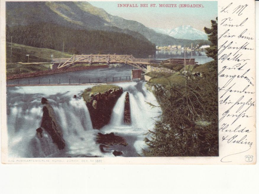 Cartes postales: St. Moritz Innfall 1904 – D'occasion à Bürglen TG par StampGraf