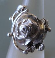 Rose Silber 925 Fingerring Gr. 55