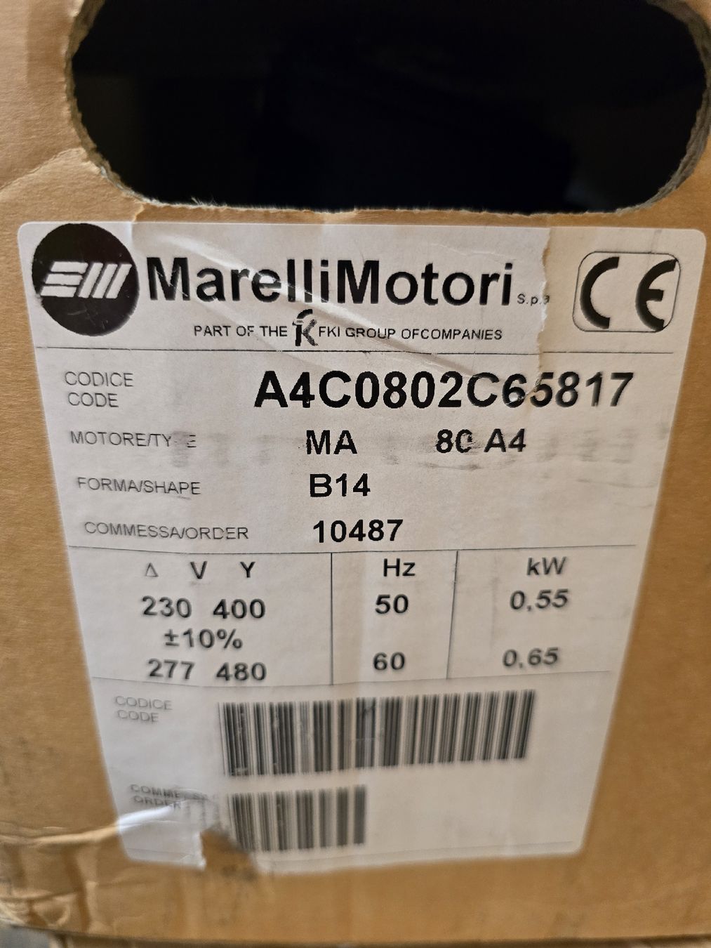 Motoren: Marelli Motori Motor 0.55kW – Neu und originalverpackt aus Uster von DuVaekkedeMig 3