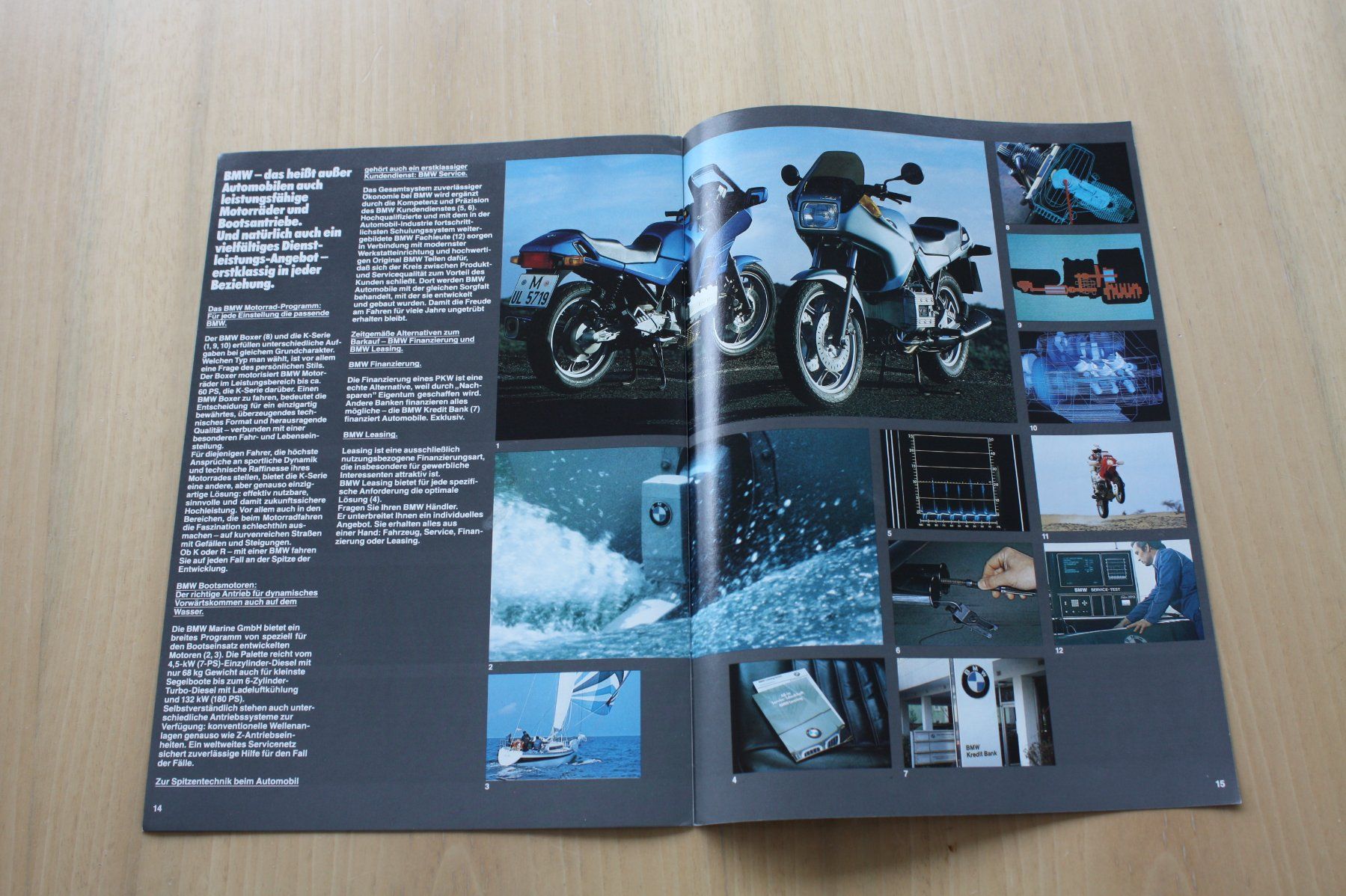 BMW Documents: BMW Modell Programm Prospekt 1986 – D'occasion à Wikon par erwin400 6