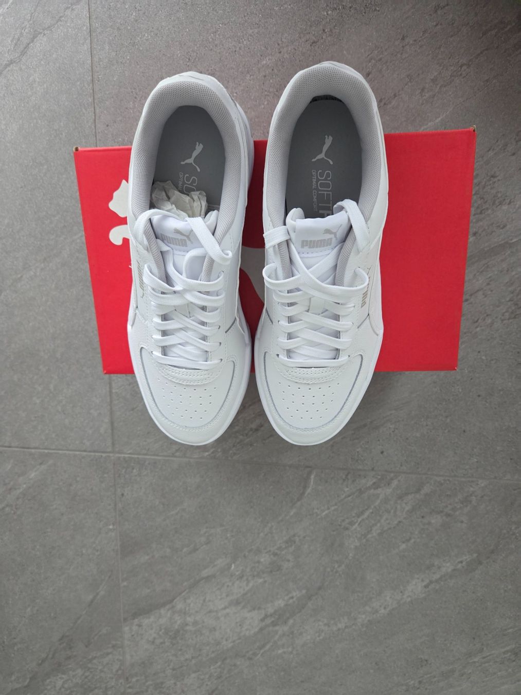 Puma Scarpe da uomo: Puma Caven Mix white-ash-grey – Nuovo e nell'imballaggio originale da Cama venduto da DLCE90 1