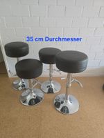 Barhocker dunkelbraun 4er Set