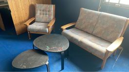 Tables basses et fauteuils, occasion