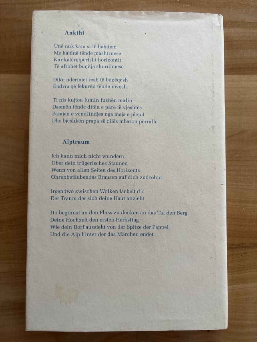 Libri: Buch mit Albanisch und Deutsch / Gedichte – Usato da Rümlang venduto da euqinom16 1