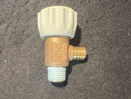 Wasserhahn Messing Kunststoff JRG 1/4 Zoll neuwertig