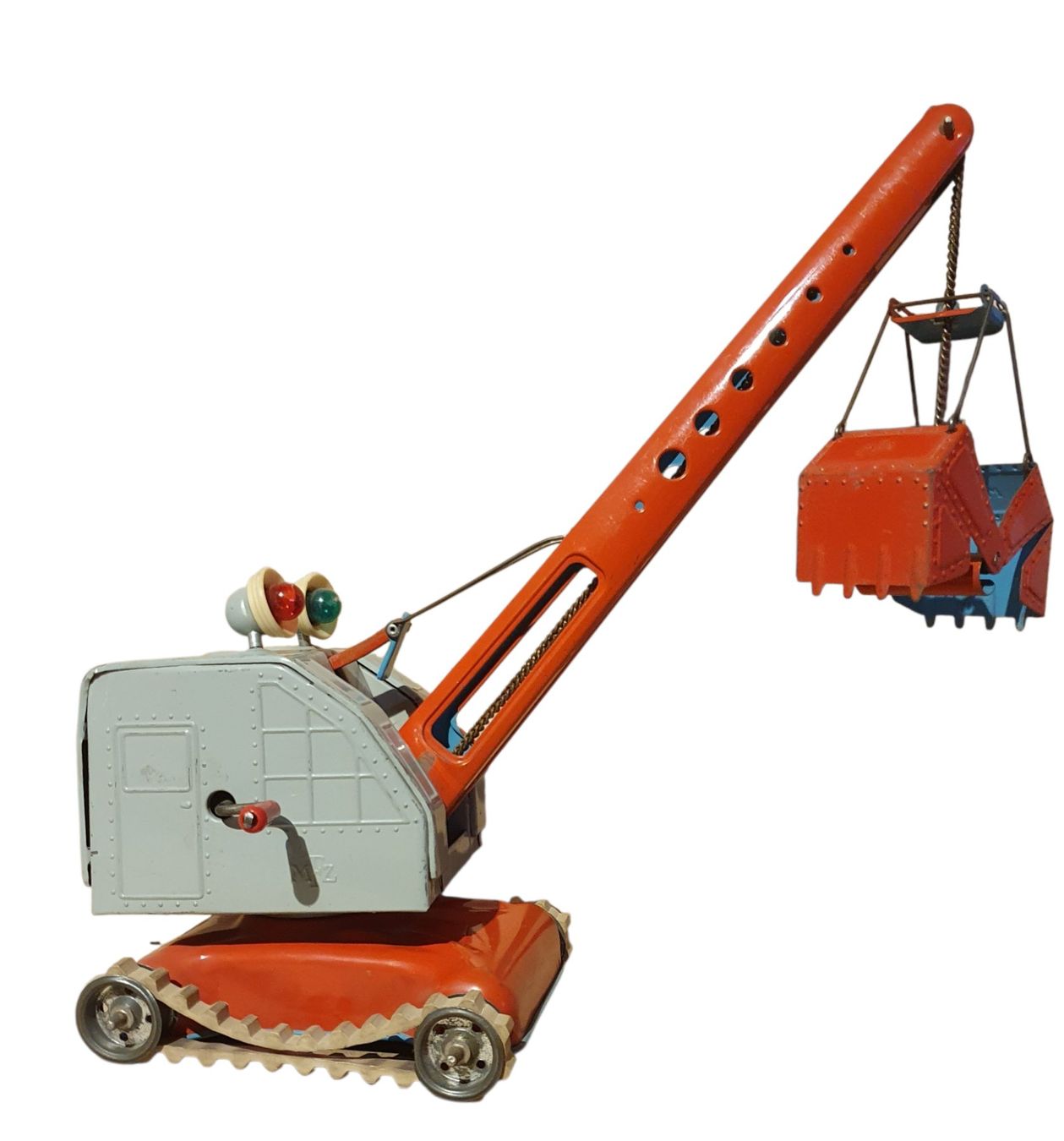 Giocattoli: alter Greifbagger aus den 50er Jahren – Usato da Flawil venduto da RoverVitesse 2