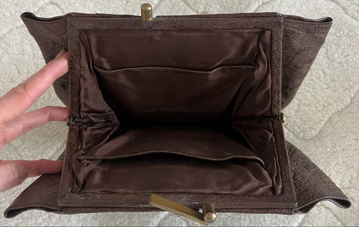 Borse da donna: Vintage Handtasche aus echtem Leder – Usato da Uster venduto da Family_Boutique 2