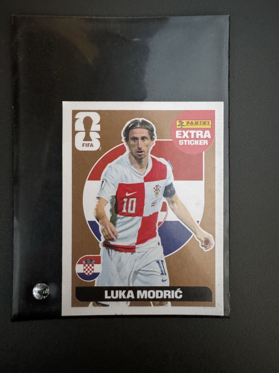 Panini Sammelbilder & Trading cards: Panini Extra Sticker - Luka Modrić - Bronze – Neu und originalverpackt aus Riehen von spikey007