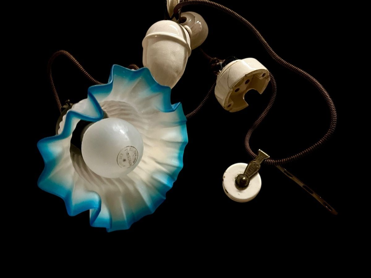 Lampadari & plafoniere: 18cm lange antike Hängelampe – Usato da Ottikon venduto da san_w99n 1