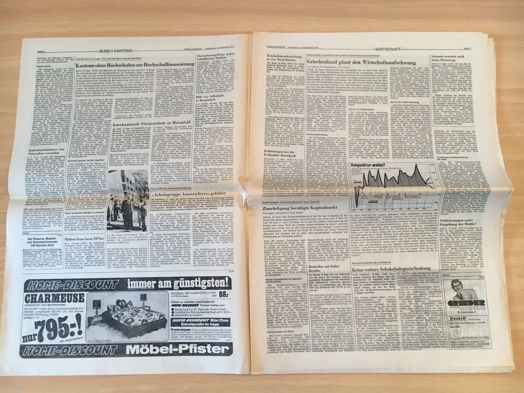 Zeitschriften & Magazine: Tagesanzeiger vom 18. September 1975 – Gebraucht aus Luzern von Jiggy_8898 2