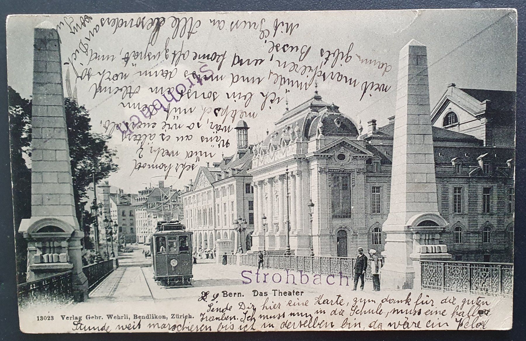 Cartoline postali: Bern 1904 - Das Theater – Usato da Kreuzlingen venduto da Rschweiz1