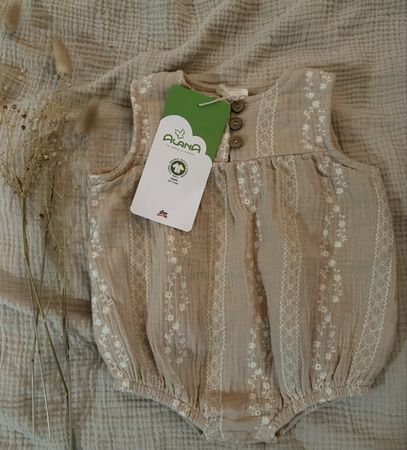 NEU Baby Spieler Alana Musselin Beige
