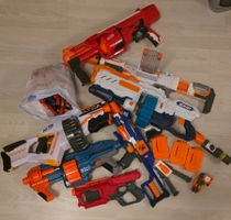 6x Nerf und 1x X-Shot Blaster Set gebraucht
