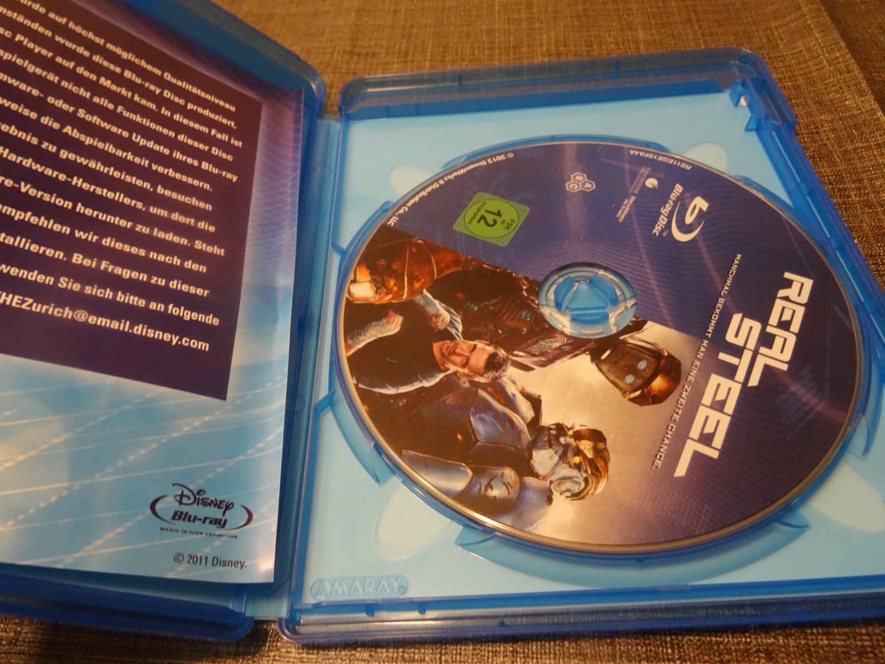 Tutti i DVDs: Real Steel BLU-RAY – Usato da Olten venduto da Disc-Verkauf 1