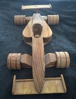 Holz-Formel 1 Auto, Oldtimer, Vintage, Holzspielzeug