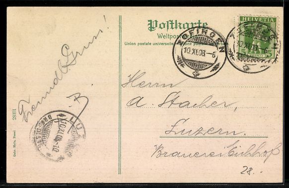 Cartes postales: AK Zofingen, Post – D'occasion à Berlin par bartko-reher 1