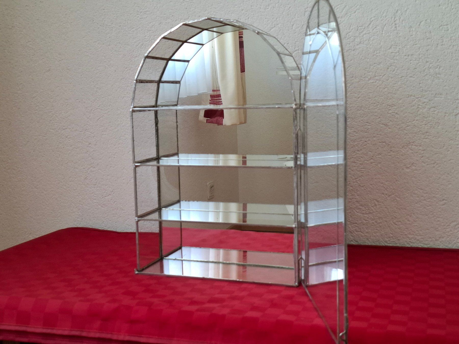 Vetrine: Swarovski Glasvitrine mit Spiegeln und 3 Glasfächern – Usato da Dietikon venduto da bru_cht6