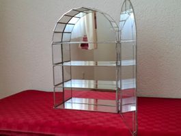 Swarovski Glasvitrine mit Spiegeln und 3 Glasfächern