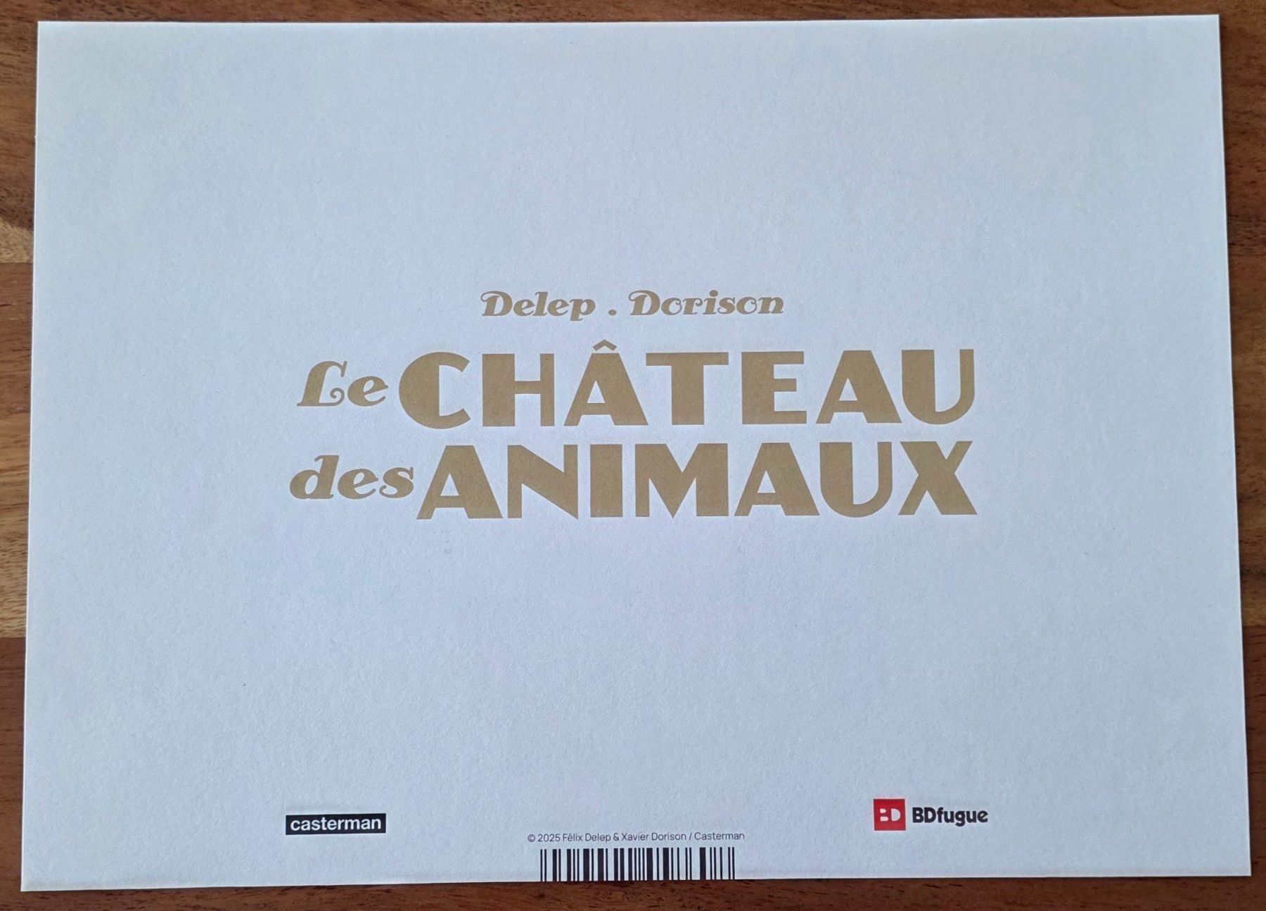 Fumetti: Ex-Libris "Le Château des Animaux"  Dorison 26X19 CM – Nuovo (secondo la descrizione) da Dorénaz venduto da DaWiiD 1