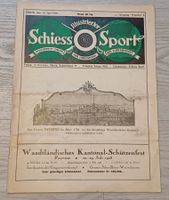 Antike Zeitung SCHIESS SPORT 1928 Schützenfest