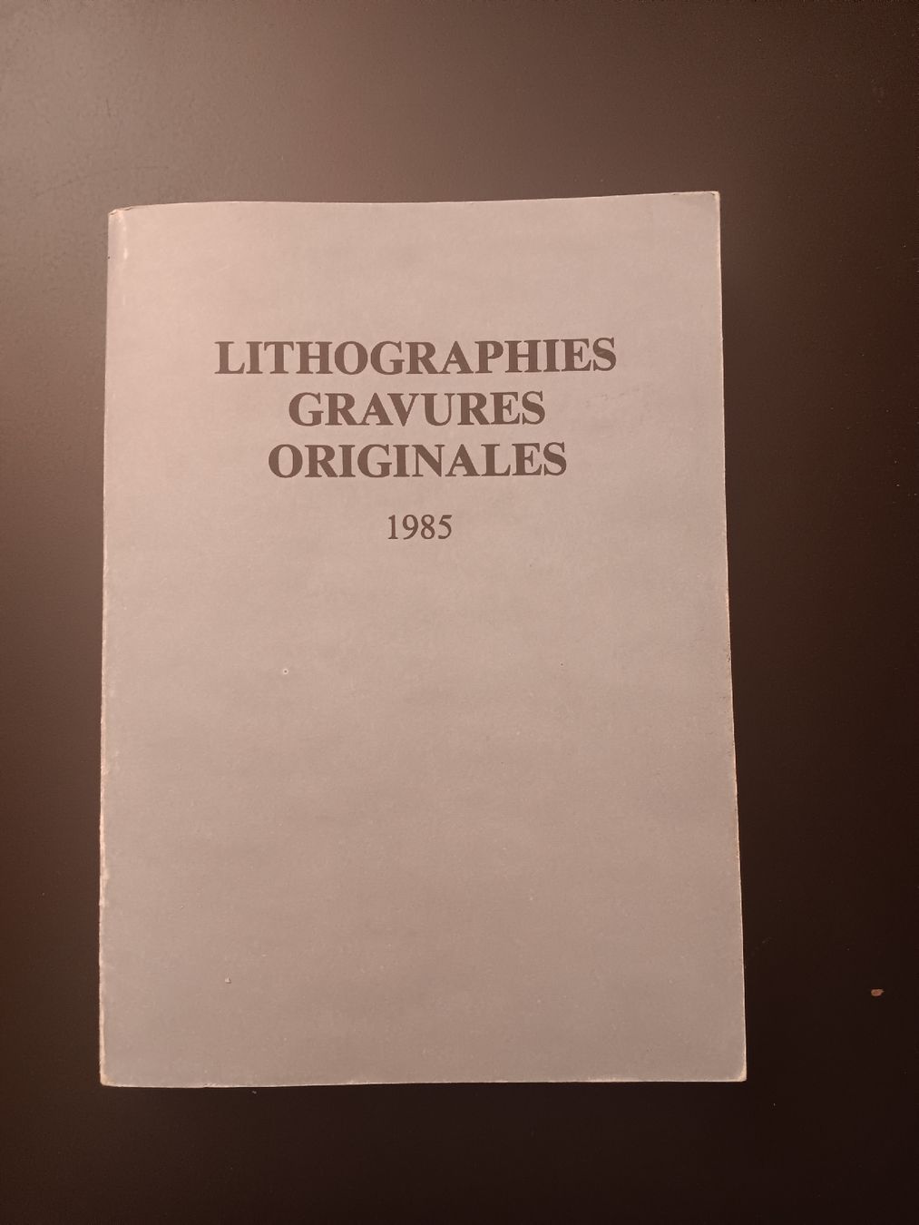Bücher: lithographie gravures originales 1985 Maeght – Gebraucht aus Lausanne von Grabock