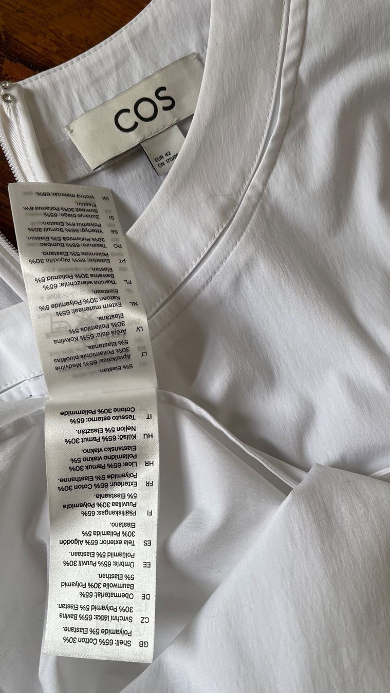 Cos Camicette: COS 42 170/96A /NP135CHF Cottone Elastane PA Bluse – Nuovo (secondo la descrizione) da Kölliken venduto da Prscoo 8