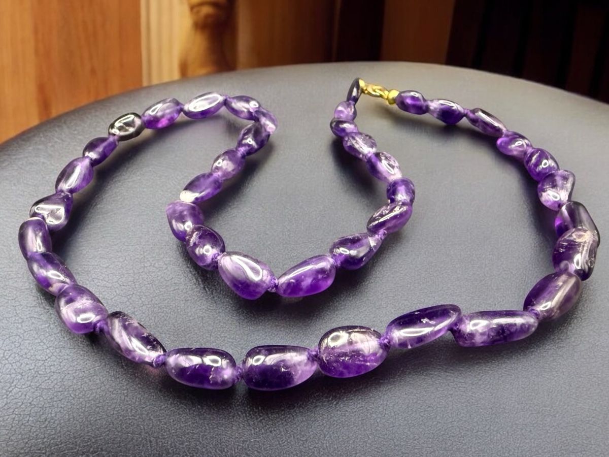 Catenine: Authentische Amethyst-Halskette – Usato da Lamone venduto da LaCantinaMagica
