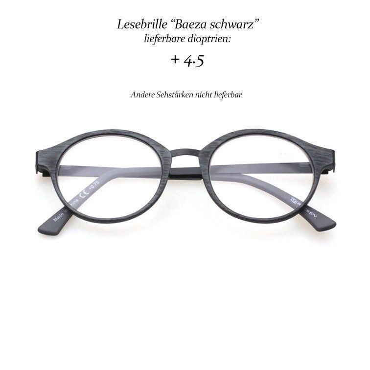 Brillen & Gläser: Lesebrille Baeza schwarz +4.5 – Neu und originalverpackt aus Pfäffikon SZ von ANNAPURNA8091