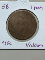 GB - 1 penny - 1862 - Victoria 