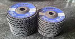 20x Flap disc pour inox neufs