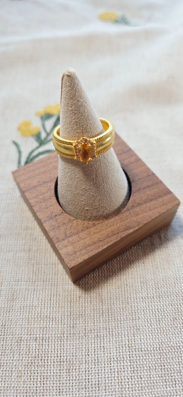 Anelli: NEW - S925 Citrine Ring (Adjustable) – Nuovo (secondo la descrizione) da Zürich venduto da cin_wcf6 1