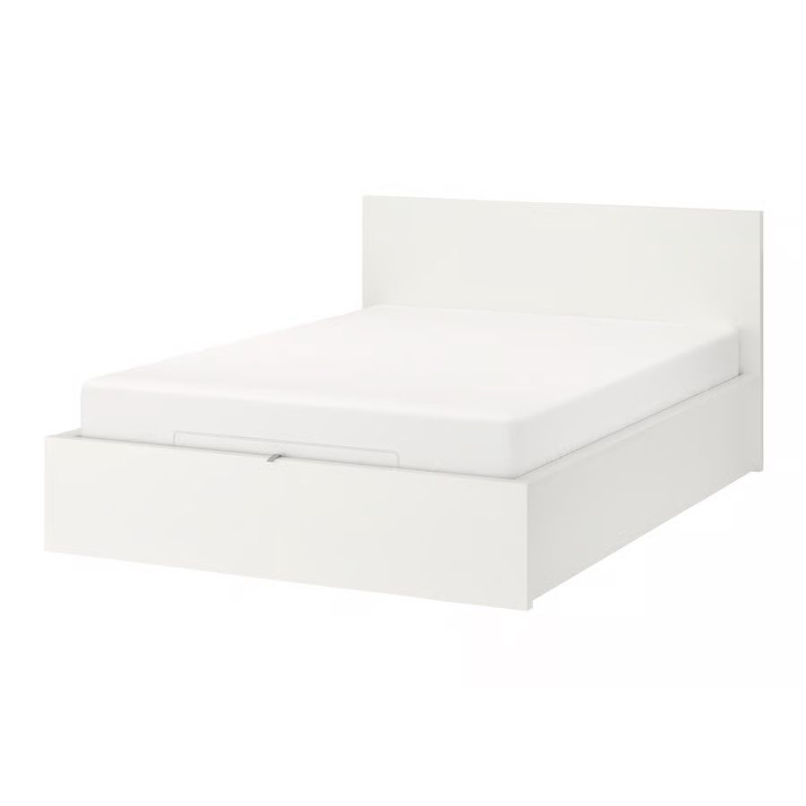 Ikea Letti: IKEA MALM Ottoman Bed Frame 140 × 200 cm White – Usato da Schlieren venduto da ema_smx5 1