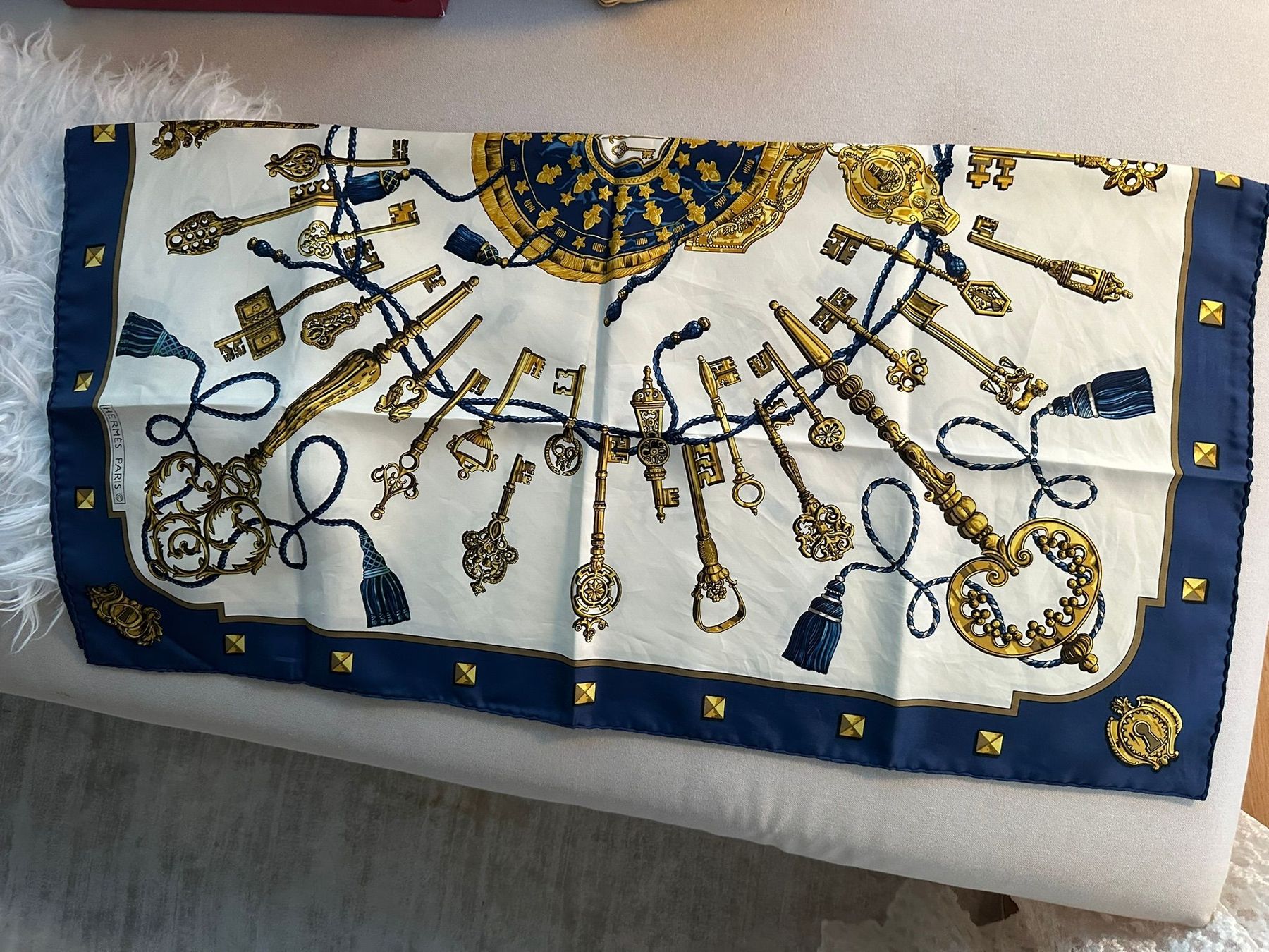Hermès Foulard & Sciarpe: Original Hermès Seidentuch mit Box – Usato da Rüti ZH venduto da aip_5pql 2