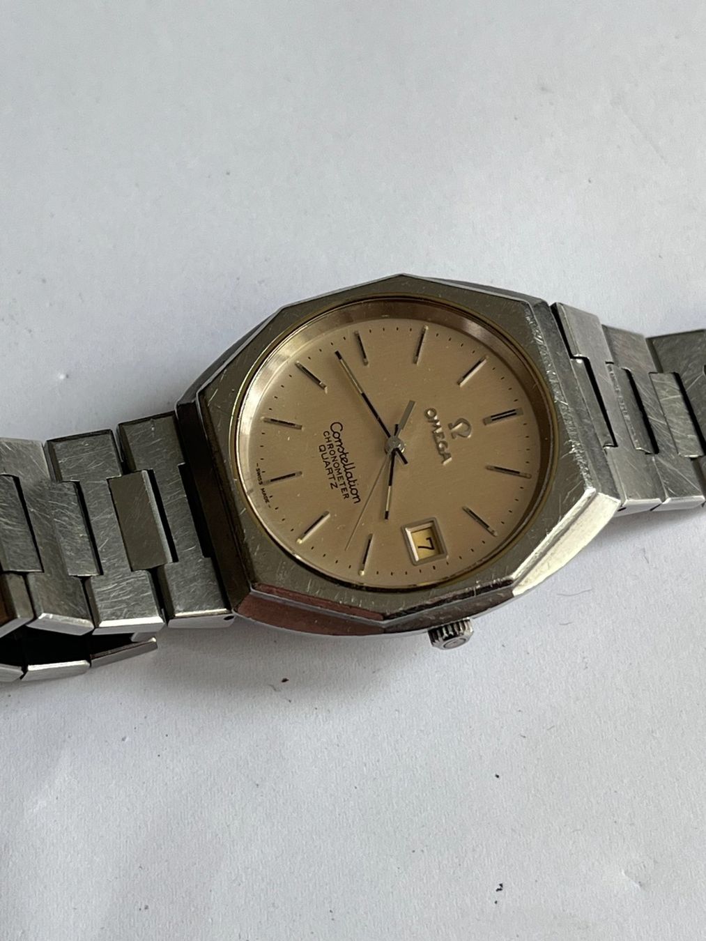 Omega Uhren: Omega Constellation Chronometer Quartz – Gebraucht aus Worblaufen von chronyves 4