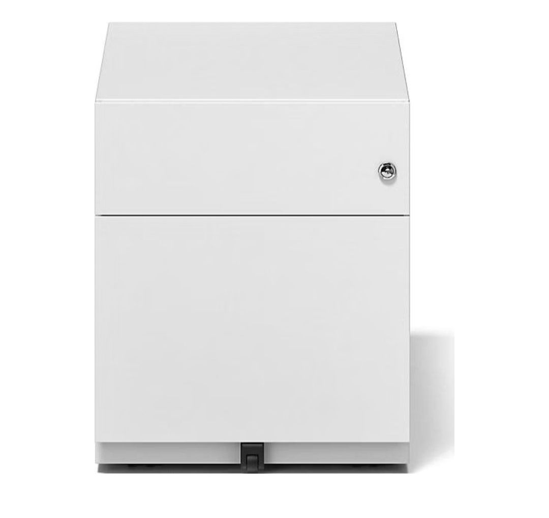 Banconi: Bisley weisser Rollcontainer mit abschliessbaren Schubladen – Nuovo (secondo la descrizione) da Brittnau venduto da Lexmark77