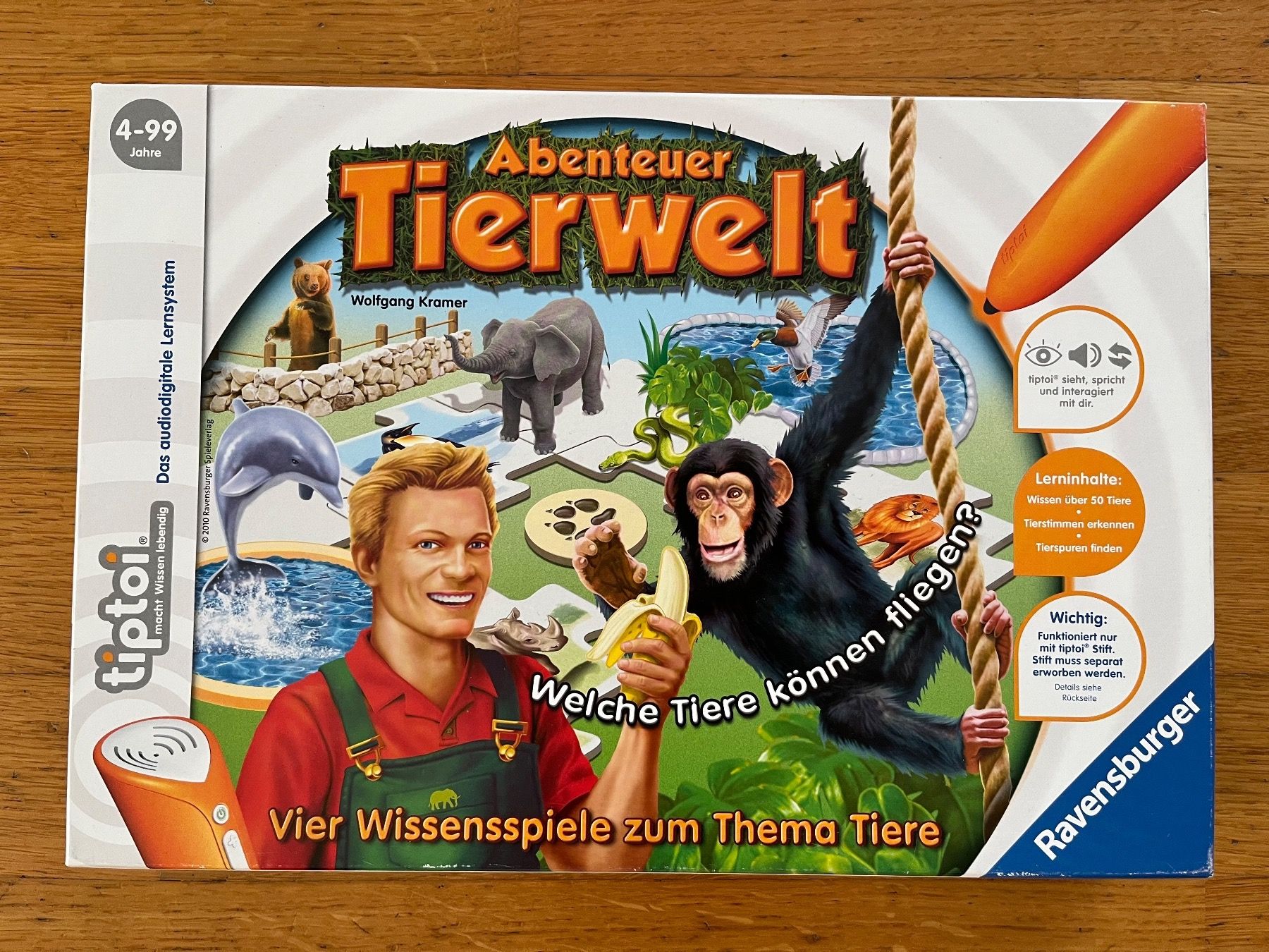 Ravensburger Spiele: Tiptoi Spiel - Abenteuer Tierwelt – Gebraucht aus Kreuzlingen von zwergli05