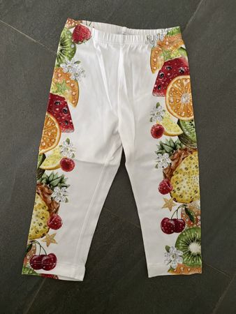 Joli legging été Mnalisa imprimé fruits, taille 4 ans. 🍋🍓