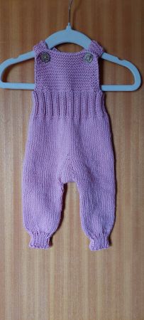 Latzhose Baby Merinowolle/Baumwolle 50/56 NEU!