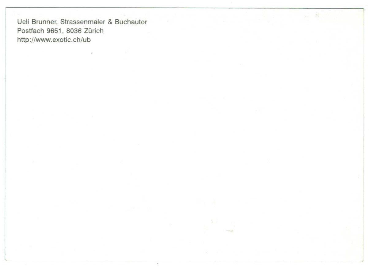 Cartoline postali: AK Strassenmaler malt Botticelli – Usato da Zürich venduto da Tolima194 1