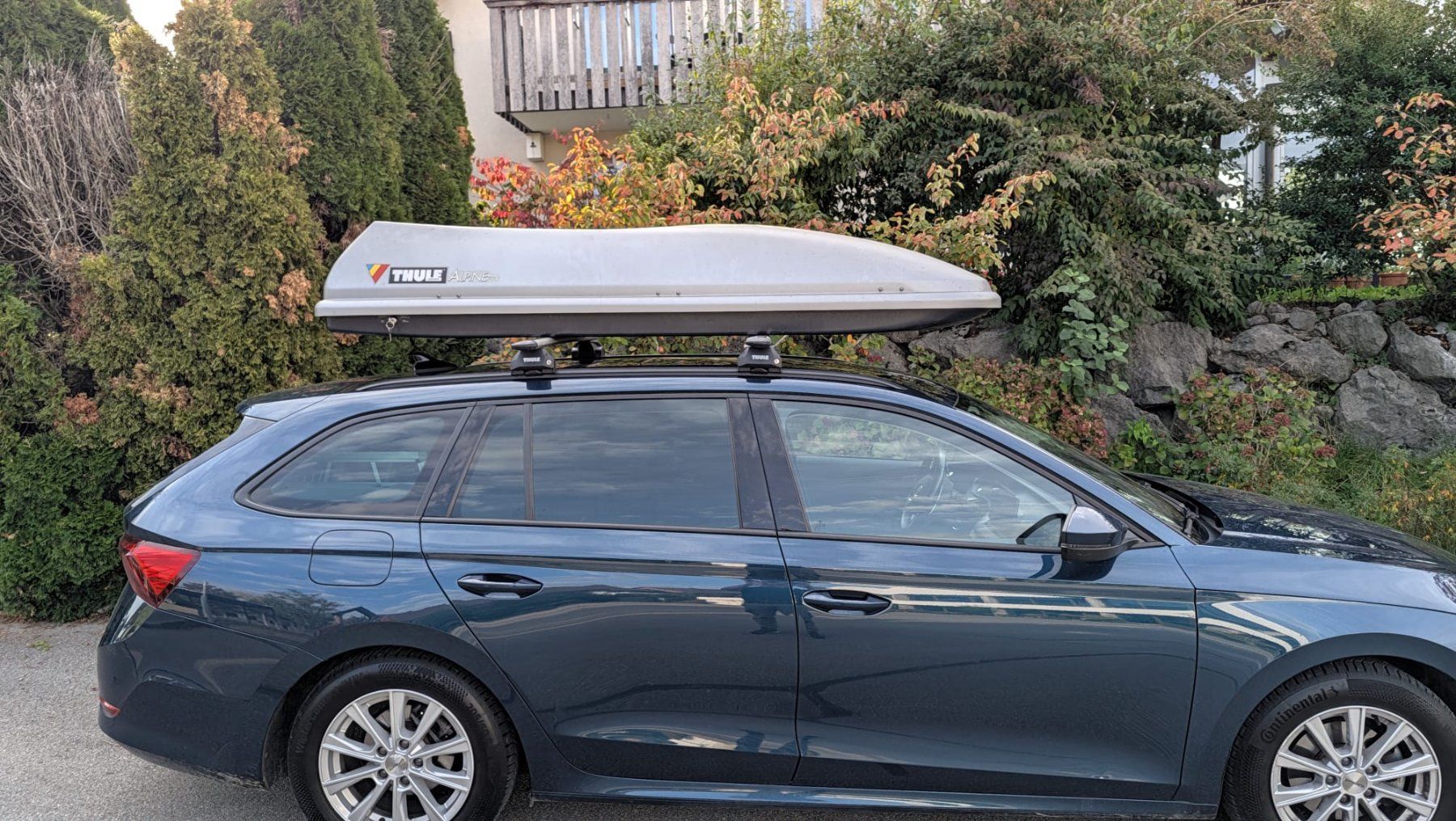 Thule Dachboxen: Dachbox Thule Alpine 700 grau – Gebraucht aus Frauenkappelen von corne226 1