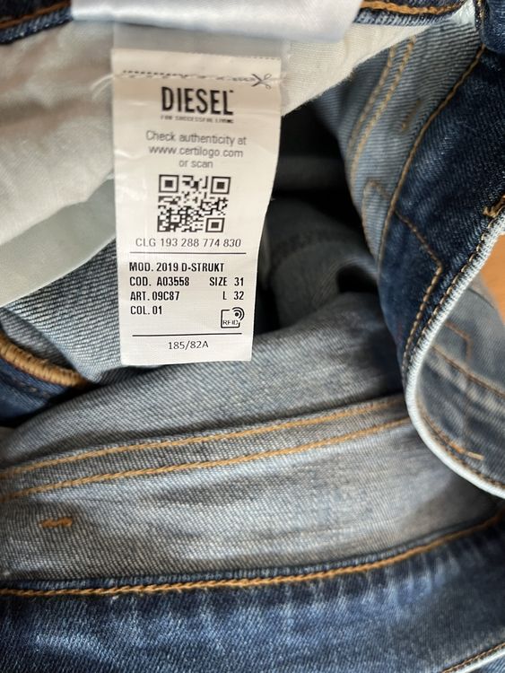 Diesel Jeans: Diesel Slimfit Jeans NEU – Nuovo (secondo la descrizione) da Recherswil venduto da Noname1 3