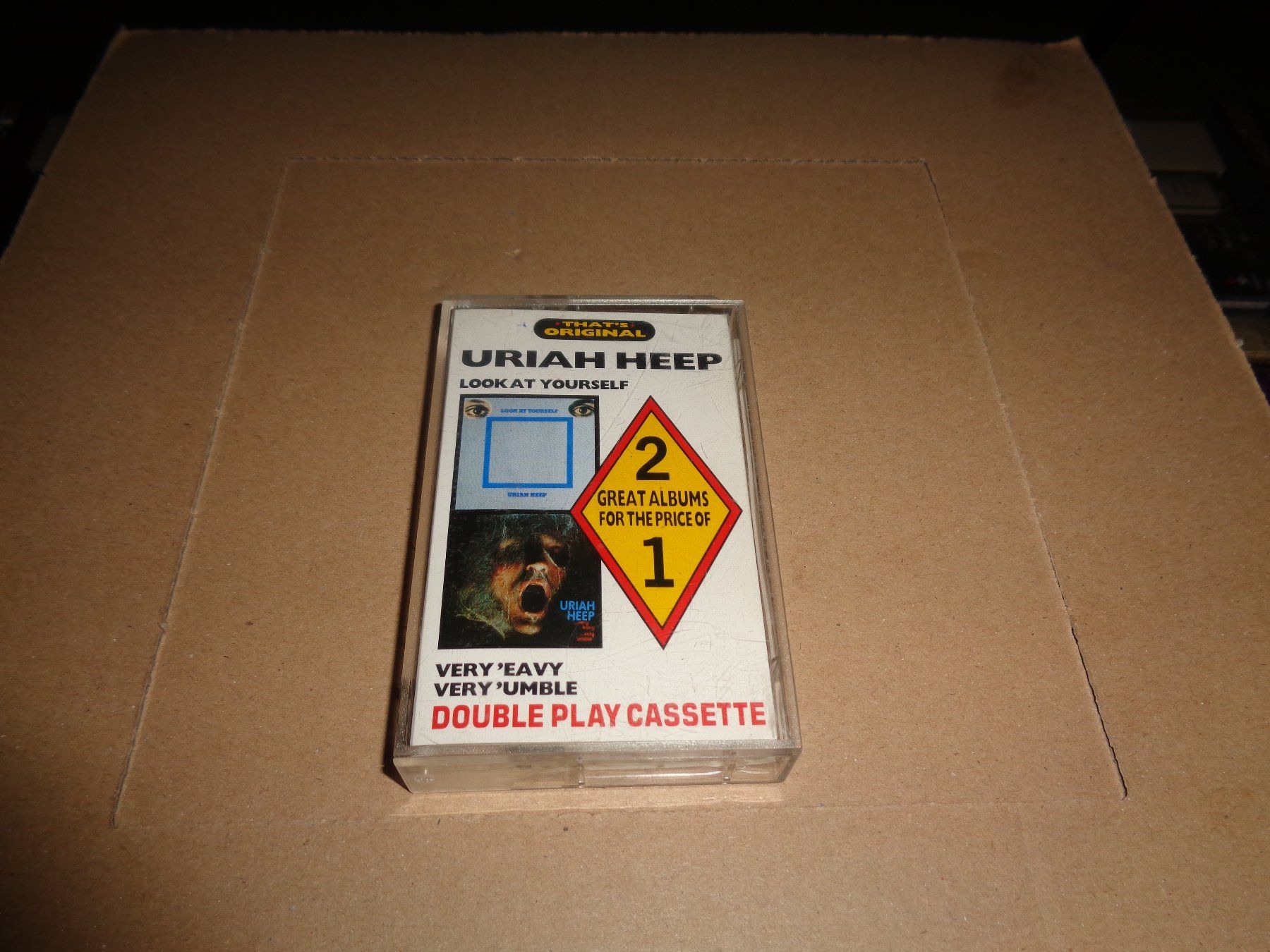 Musicassette: Uriah Heep . Doppelcassette Siehe Bilder 1988 – Nuovo (secondo la descrizione) da trimbach venduto da Stonehenge1955