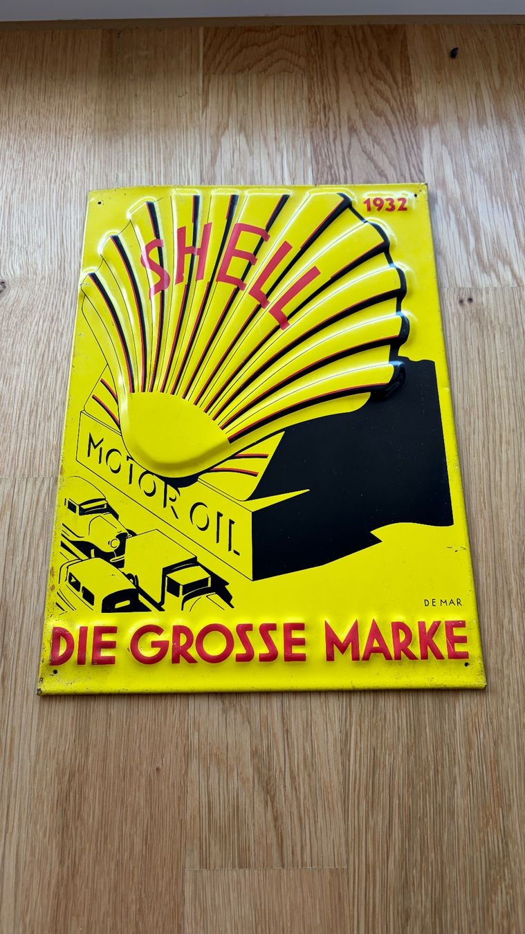 Ecriteaux: Shell Tankstelle Blechschild Limitiert – D'occasion à Höri par cedric_98