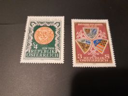 Lot de 2 timbres Autriche anciens - Graz et Innviertel 🇦🇹