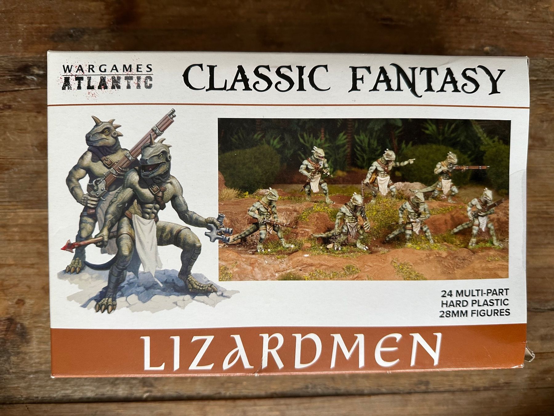 Giochi: Wargames Atlantic Lizardmen Classic Fantasy, Neu & OVP! – Nuovo e nell'imballaggio originale da Teufen AR venduto da games-garni-teufen