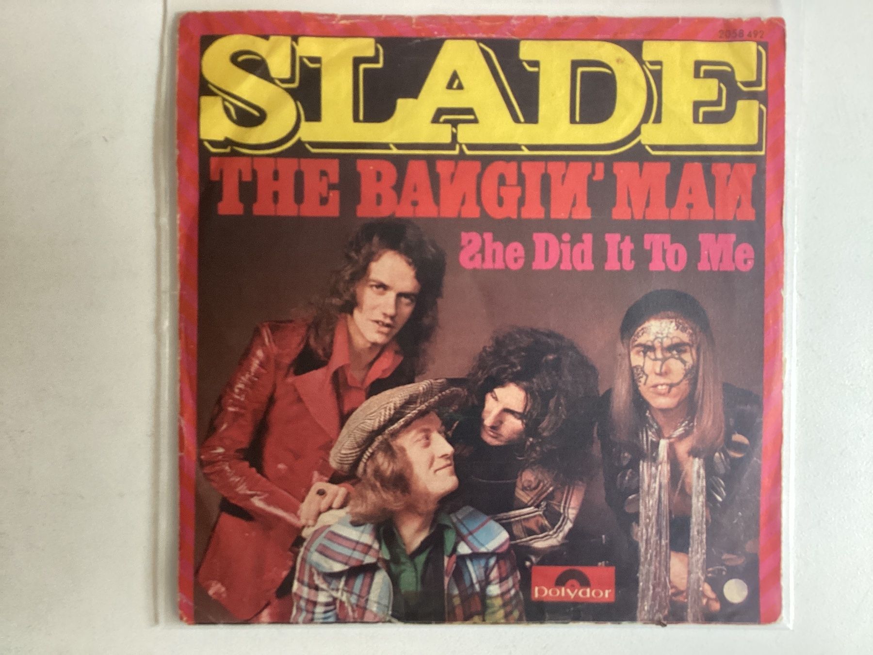 Dischi in vinile: Slade Single - The Banging Man / She Did It To Me – Usato da Gutenswil venduto da Hamzian
