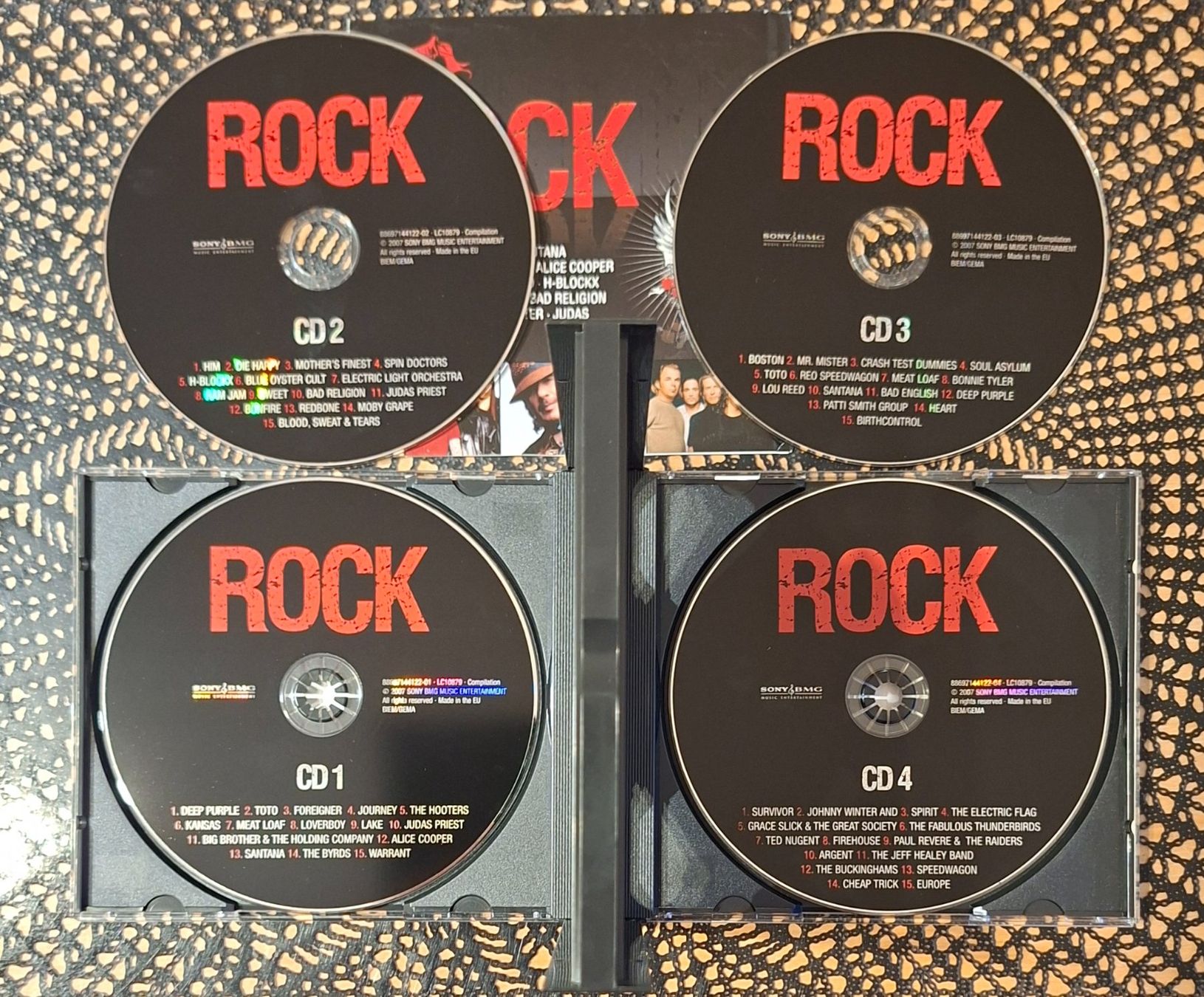 CD: Rock 4CD Box, Classic Rock 4CD Compilation Sampler 2007 – Usato da Schönenberg TG venduto da breiti12 2