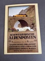 SCHWEIZERISCHE ALPENPOSTEN  - ANSICHTSKARTE